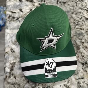 ‘47 NHL Dallas Stars Stretch Fit Green Hat